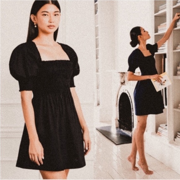 Hill House The Athena Nap Dress Black Size XS - Picture 11 of 11